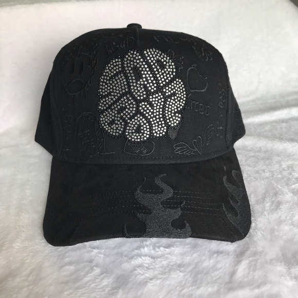 DandyHats Other - Y2K Dandy Hats x Sad Boyz Limited Edition Black Snapback with Crystal Detail.